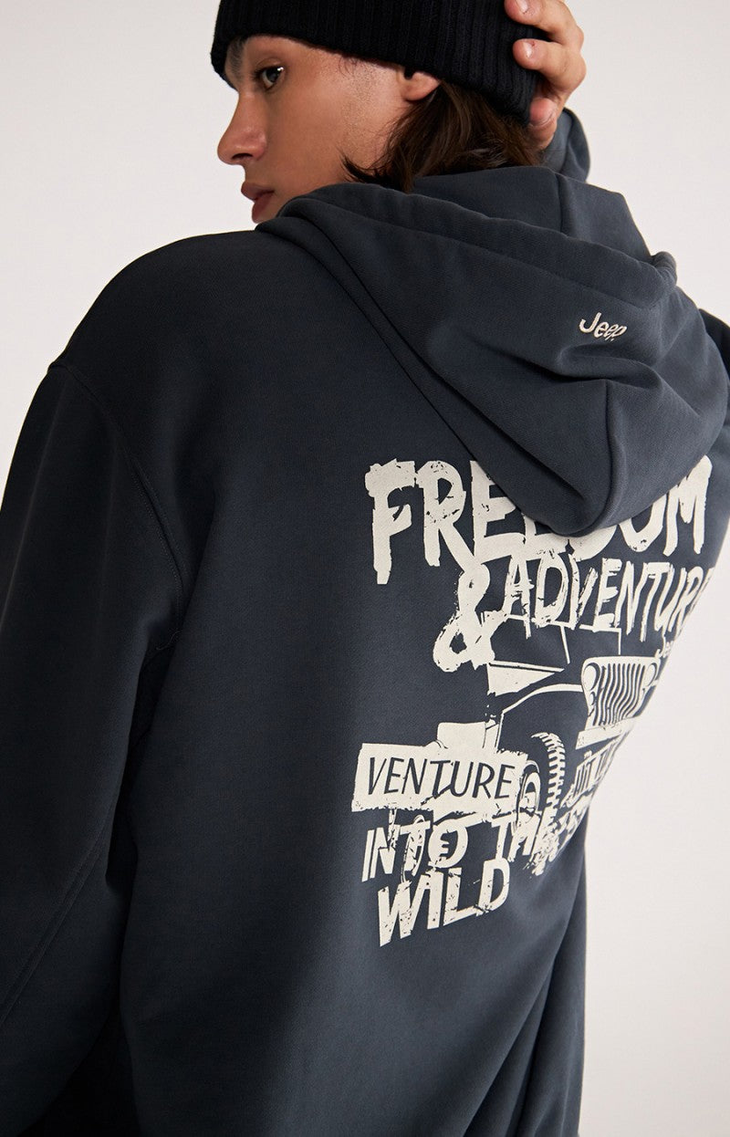 男女同款【WE ARE】韓國JEEP連帽拉鏈外套JP5TZU013