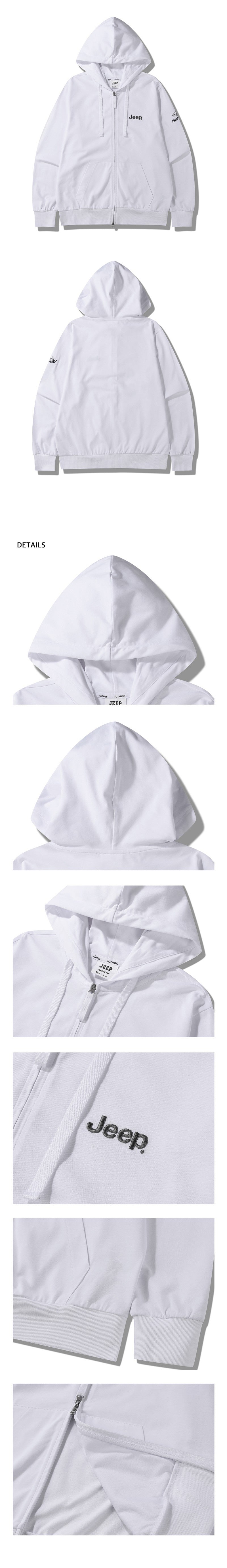 男女同款【WE ARE】韓國JEEP連帽拉鏈外套JQ3TZU099