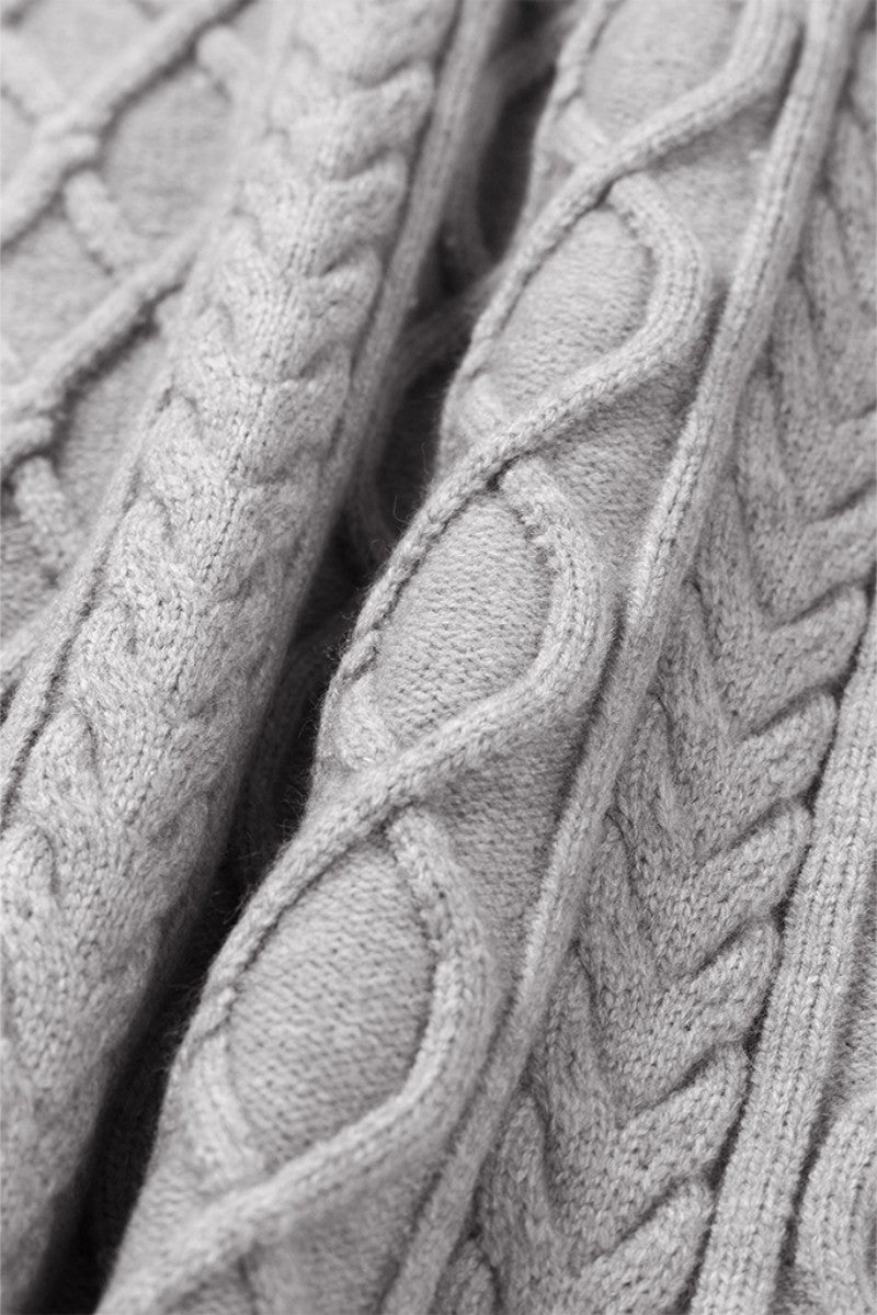 【WE ARE】韓國DONTBELATE 麻花針織圓領毛衣