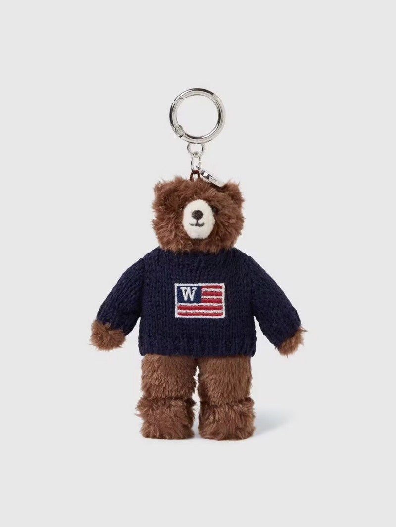 【WE ARE】Korea WHO.AU Shaking Bear Pendant Bag Ornament WHAWE4935A