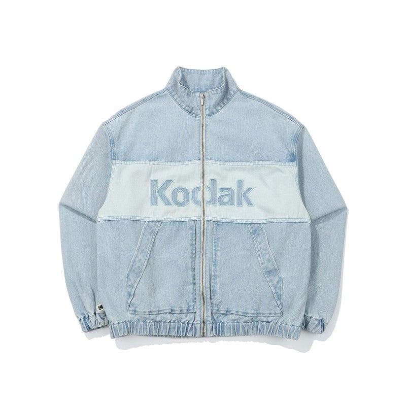 【WE ARE】Korea KODAK Zipper Denim Jacket K5123EJK14