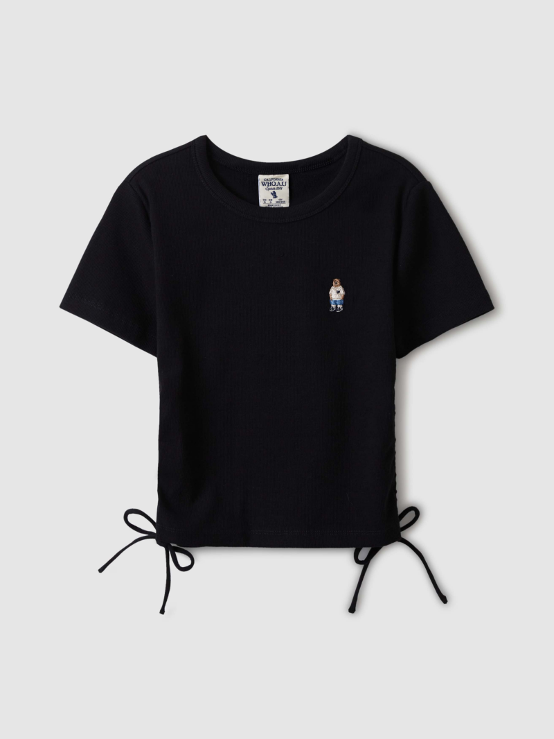 【WE ARE】Korea WHO.AU purchasing casual T-shirt WHRAE2492F