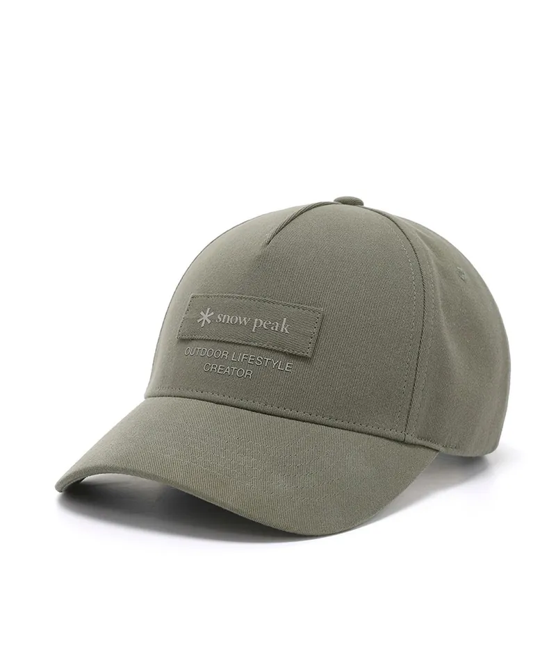 【WE ARE】Korea snow peak cloth logo baseball cap S25SUFBC32