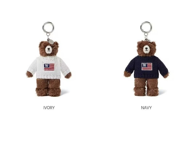 【WE ARE】Korea WHO.AU Shaking Bear Pendant Bag Ornament WHAWE4935A