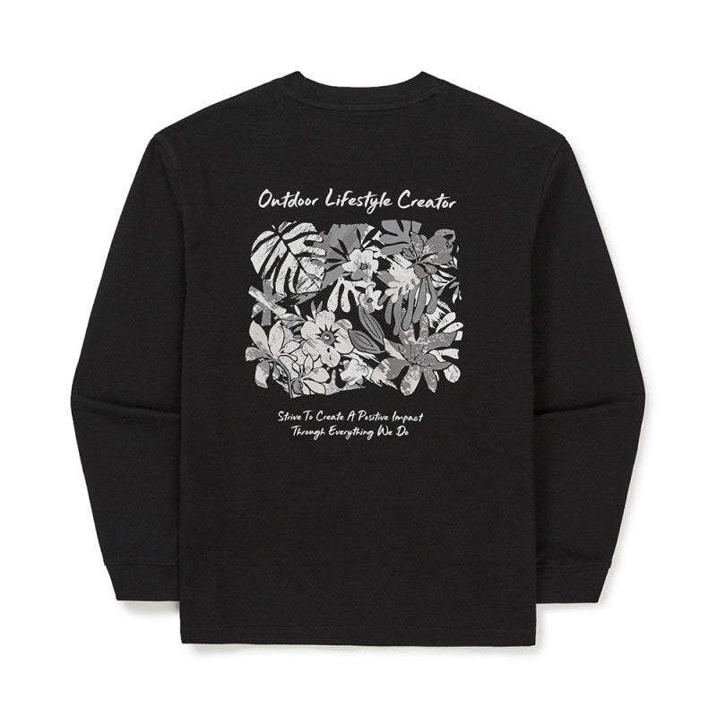 Women's【WE ARE】Korea Snow Peak Flower University T S25SWFTL63