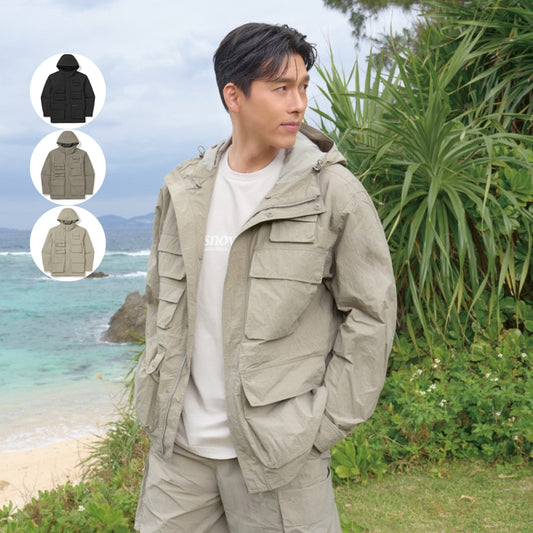 男款【WE ARE】韓國snow peak雪峰連帽外套S25ZMLWB54