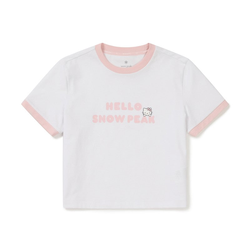 聯名款【WE ARE】韓國Snow Peak X Hello Kitty短袖T恤S25MWFTS81
