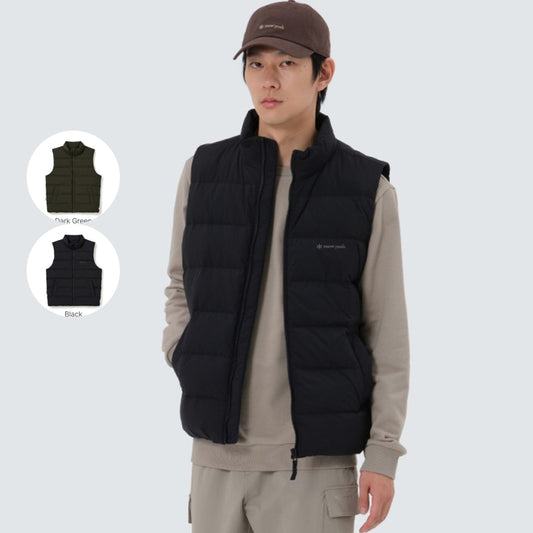 男款【WE ARE】韓國snow peak 立領輕量羽絨背心 S25WMGDV40