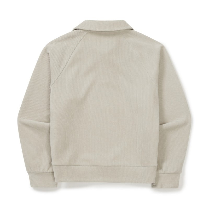 女款【WE ARE】韓國snow peak雪峰 微短版燈芯絨半拉鏈上衣S25WWFZT71