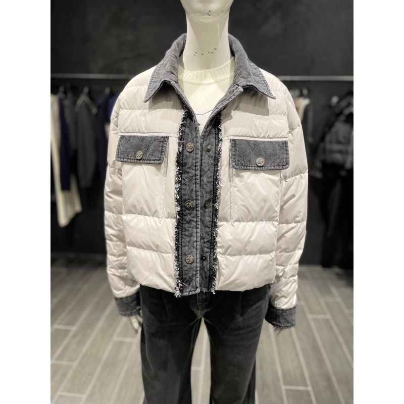 【現貨】【WE ARE】韓國代購VOV冬款小香風羽絨服外套7112417105