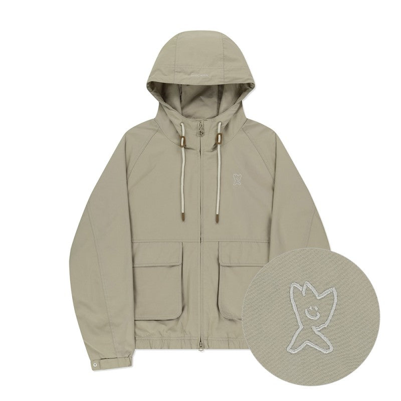【WE ARE】Korean wacky Willy windproof hooded jacket WA2501JK11