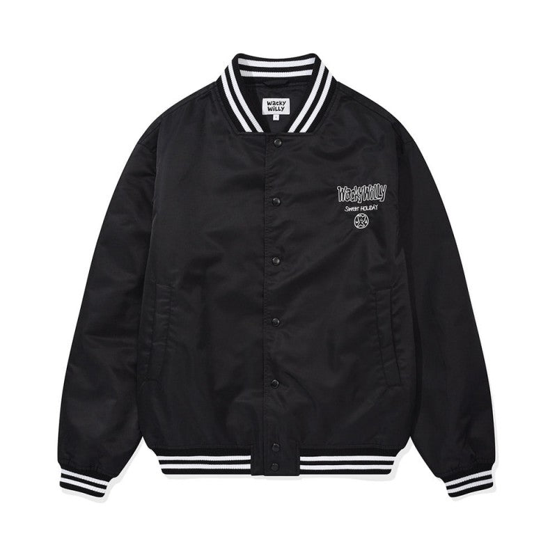【WE ARE】Korean wacky Willy baseball jacket WA2501JK12