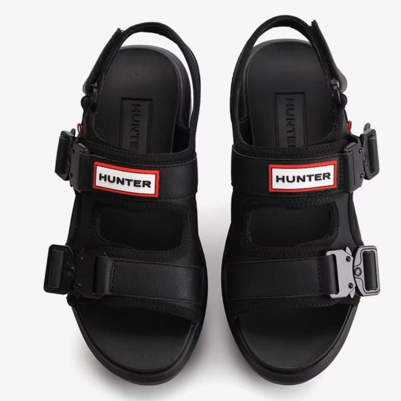 【WE ARE】韓國HUNTER皮革扣式涼鞋HCU3109FDZ