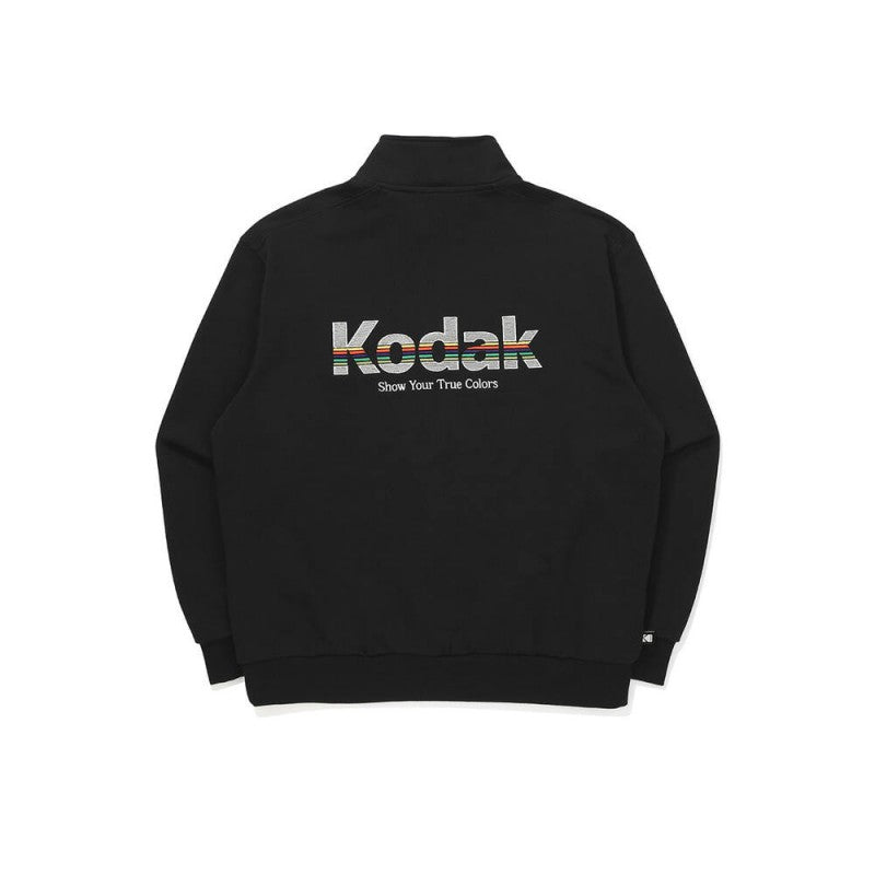 【WE ARE】韓國KODAK柯達半拉鏈 立領大學T K5323LFSH2