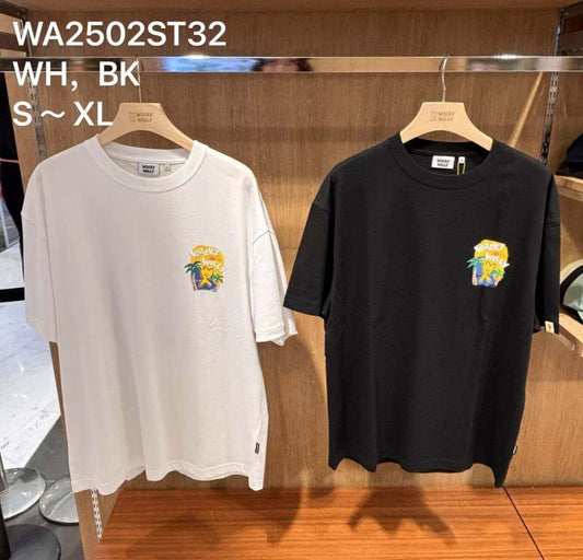 【WE ARE】韓國wacky Willy 海邊度假小火人短袖T恤 WA2502ST32