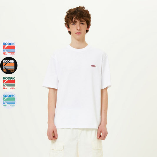 【WE ARE】Korea KODAK Kodak Unisex Retro Logo Short Sleeve T-Shirt K5223LRS54