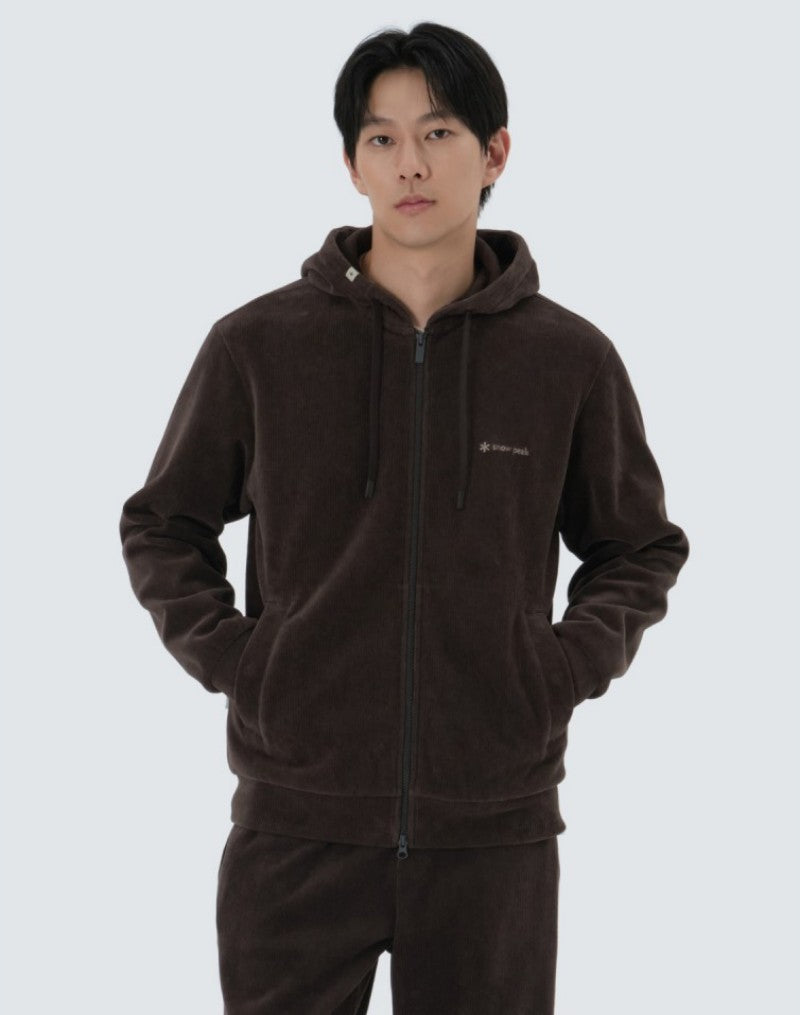 【WE ARE】韓國snow peak雪峰 男款燈芯絨連帽外套S25WMFFJ72