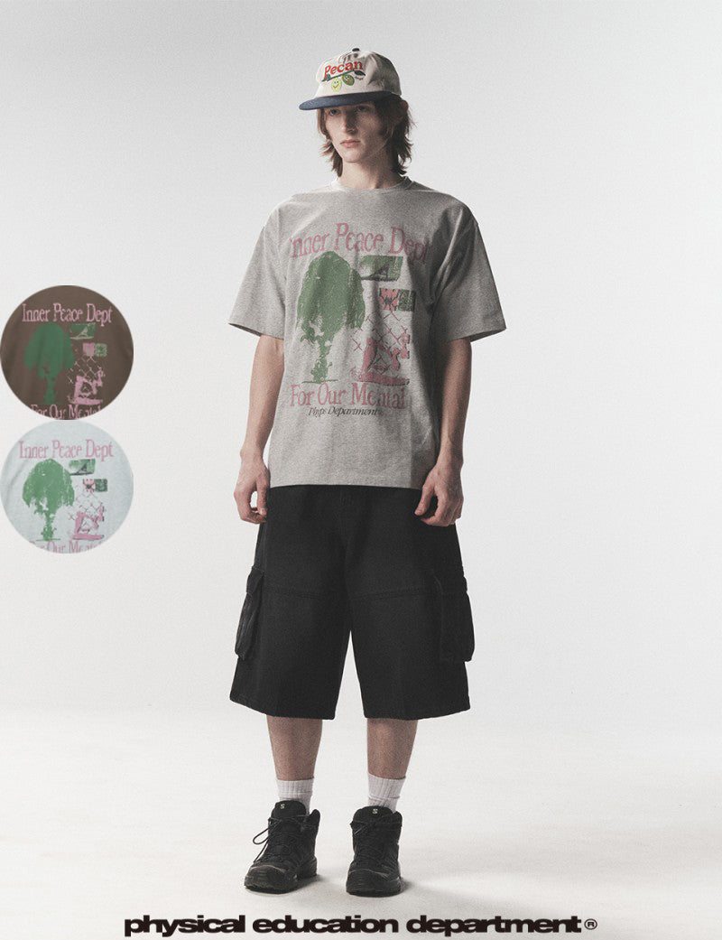 【WE ARE】韓國PHYPS 大樹短袖T恤PFM1SS315A
