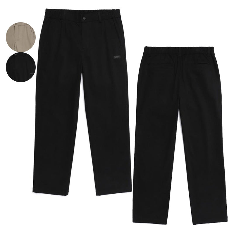 【WE ARE】韓國國家地理休閒直筒褲N254MPT010