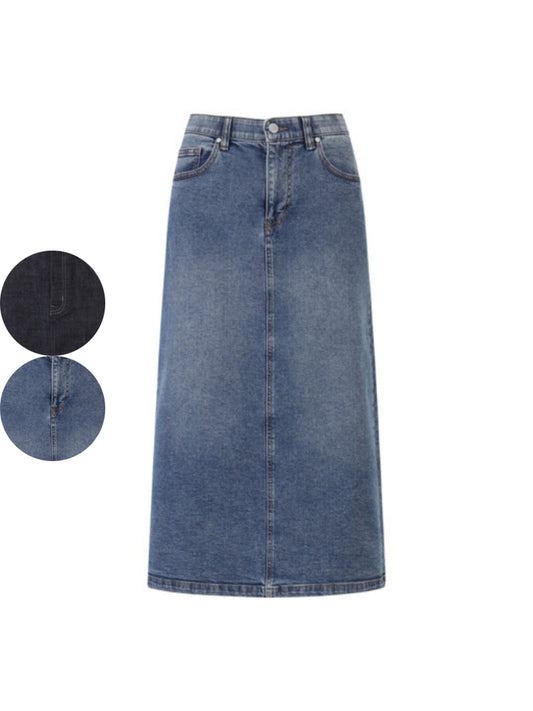 【WE ARE】韓國M計畫 牛仔長裙EPF4DS2100