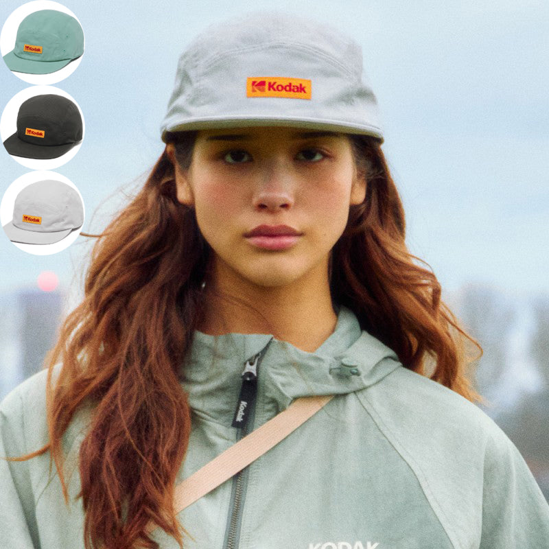 【WE ARE】Korea KODAK flat brim six-part cap K5143LCP64