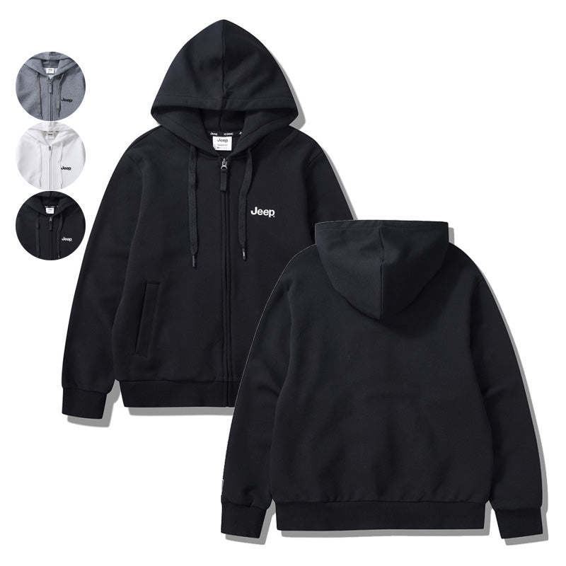 男女同款【WE ARE】韓國JEEP連帽拉鏈外套JQ1TZU002