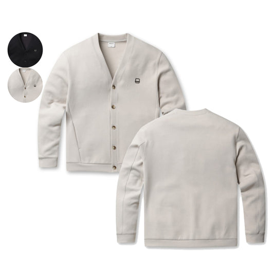 男款【WE ARE】韓國M計畫金屬標紐扣開衫EPF3TC1101