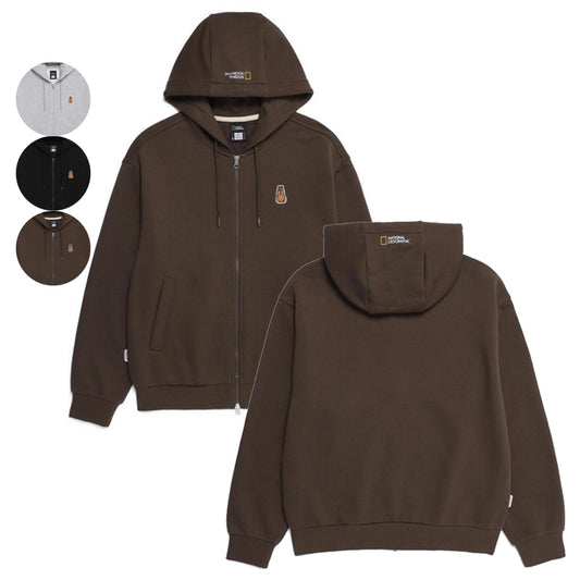 【WE ARE】韓國國家地理 土撥鼠連帽外套 N253UFT010