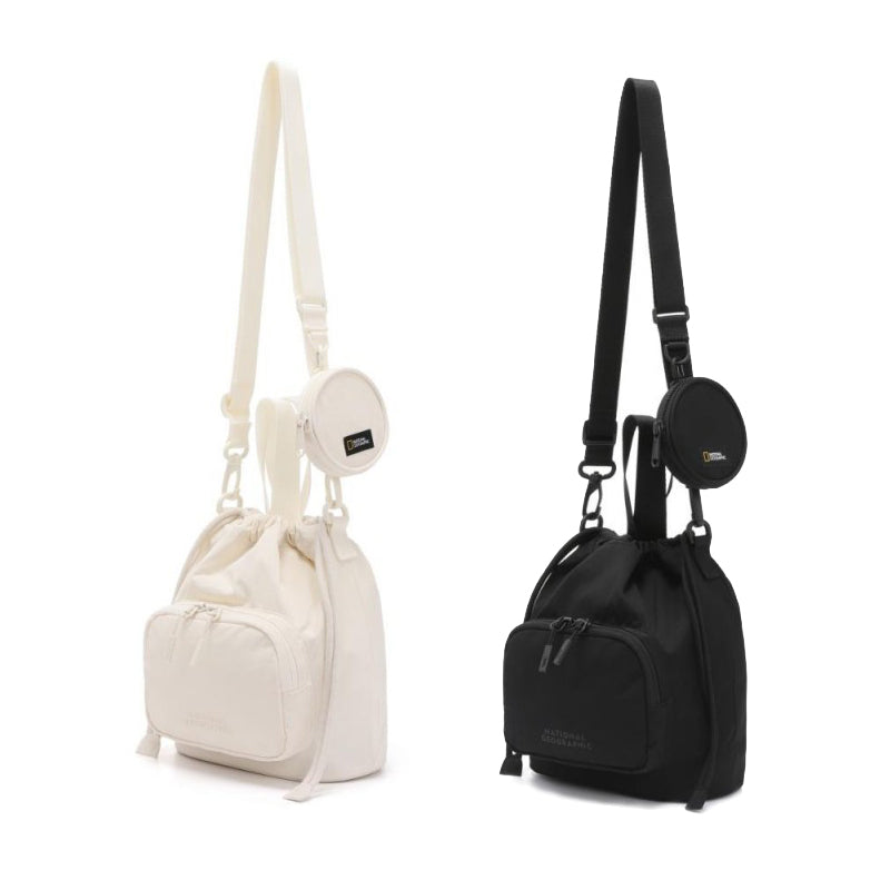 【WE ARE】Korea National Geographic Crossbody Bucket Bag N255ACR280