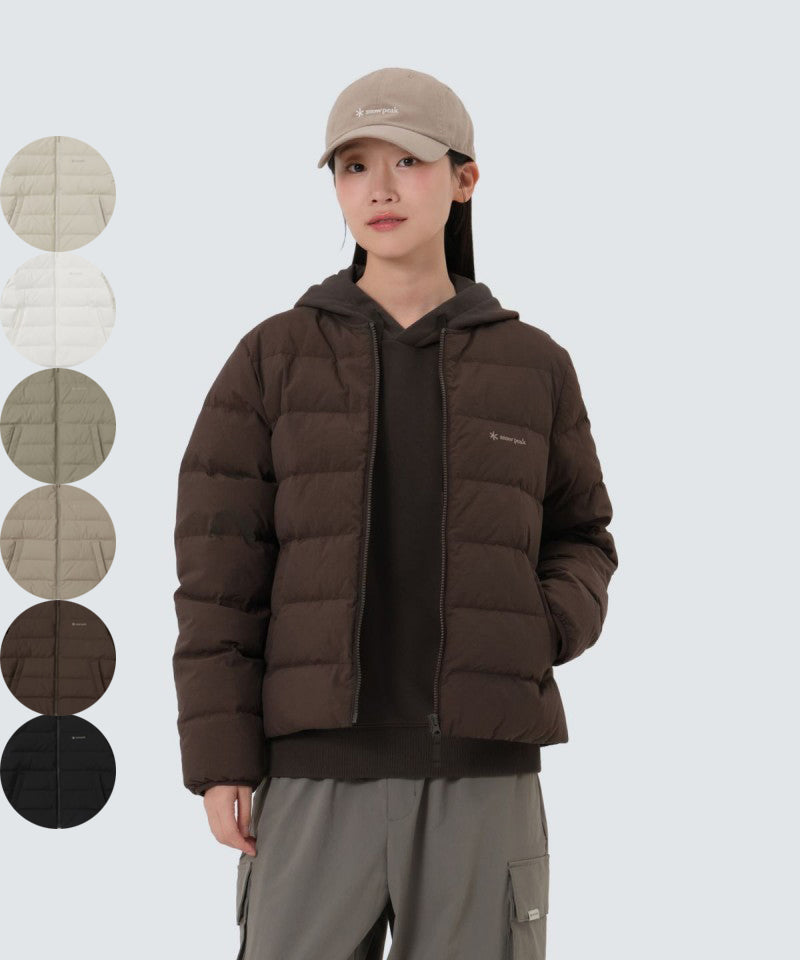 女款【WE ARE】韓國snow peak雪峰圓領羽絨服外套S25WWGDJ61