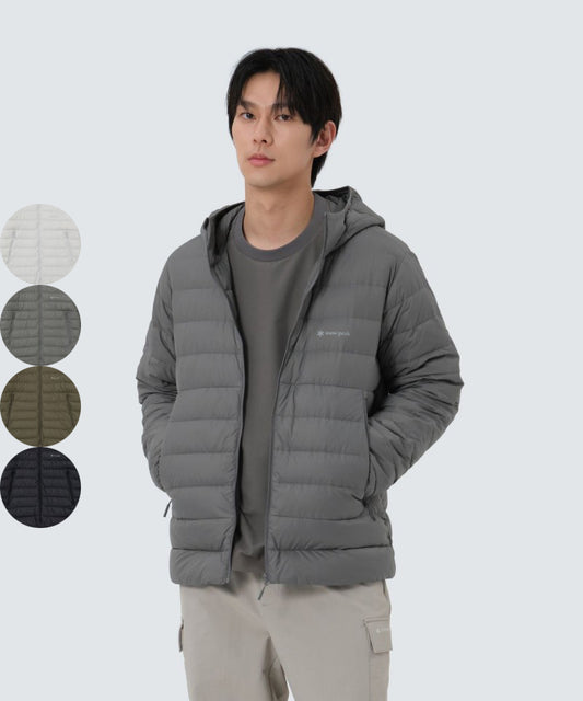 男款【WE ARE】韓國snow peak 輕量連帽羽絨外套 S25WMPDJ12