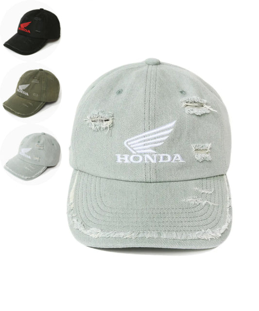 【WE ARE】韓國HONDA 復古做舊棒球帽 HEF2CA305A