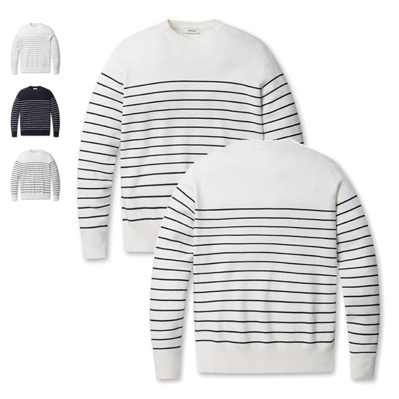 【WE ARE】Korea M plan pin stripe sweater EPF1ER1300