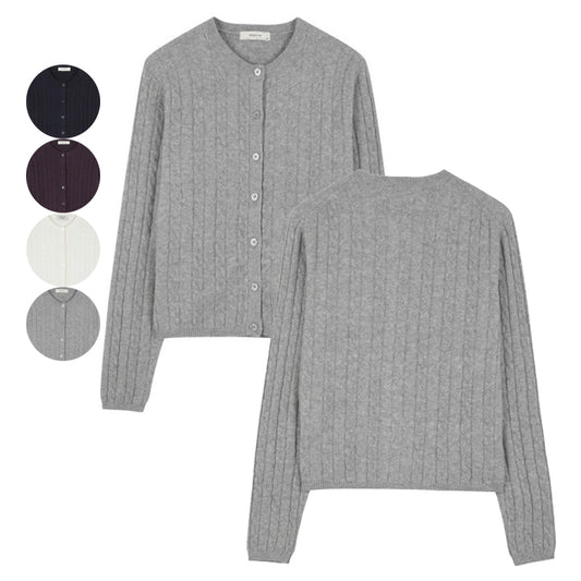 女款【WE ARE】韓國M計畫 麻花針織外套 EPF4EC2300