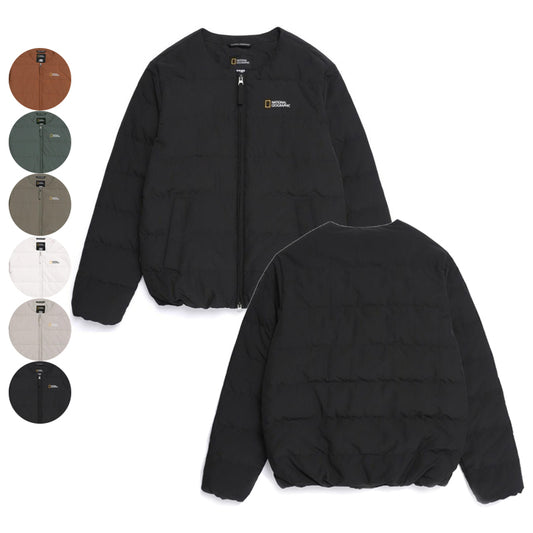 【WE ARE】韓國國家地理 輕量圓領鵝絨羽絨外套 N254UDW020