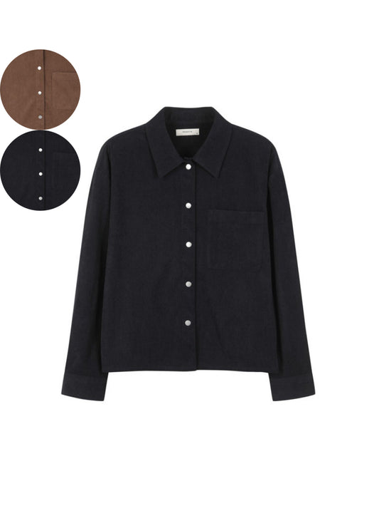 女款【WE ARE】韓國M計畫 燈芯絨襯衫 EPF4WC2052