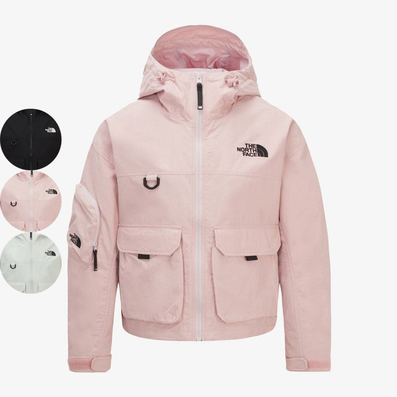 女款【WE ARE】韓國THE NORTH FACE 連帽防風外套NJ3BR34