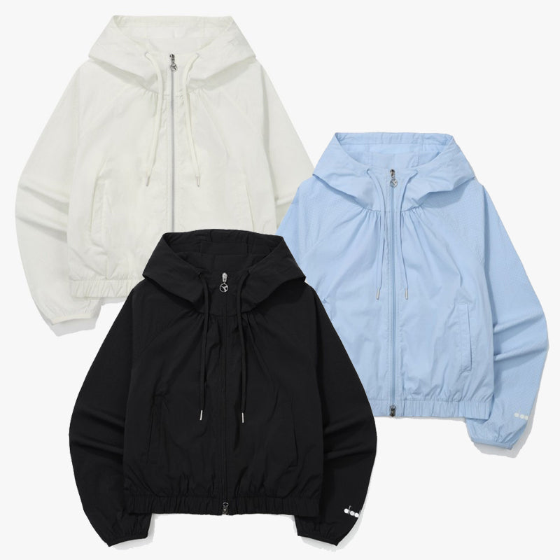 【WE ARE】韓國Diadora 女款COOLWAVE涼感防曬外套 D5122LWT22