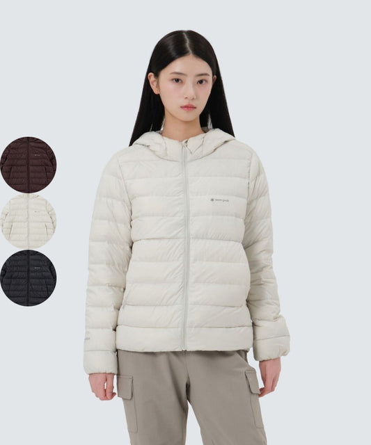 女款【WE ARE】韓國snow peak 輕量連帽羽絨外套 S25WWPDJ13
