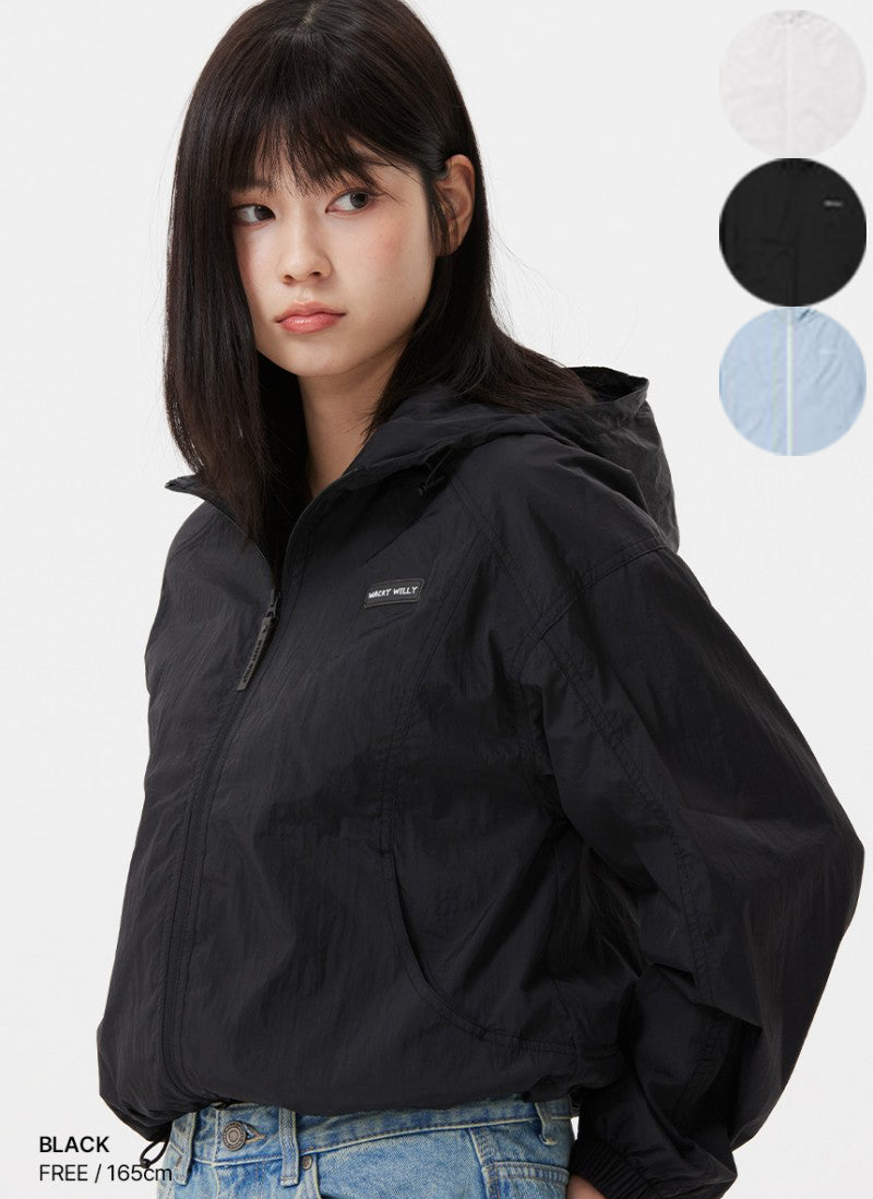【WE ARE】Korean wacky Willy thin hooded jacket WA2502JK62