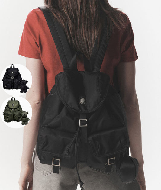 限時折扣【WE ARE】韓國PHYPS 光澤尼龍後背包 PFX2BG302A
