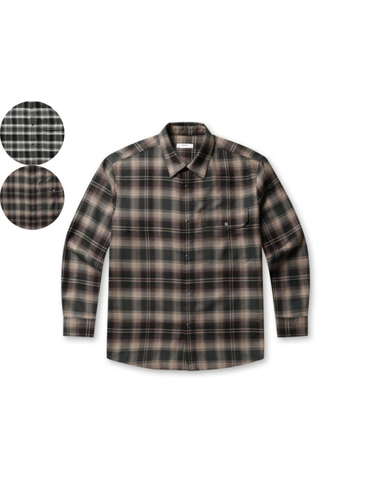 連線推薦-男款【WE ARE】韓國M計畫格紋襯衫EPF4WC1051