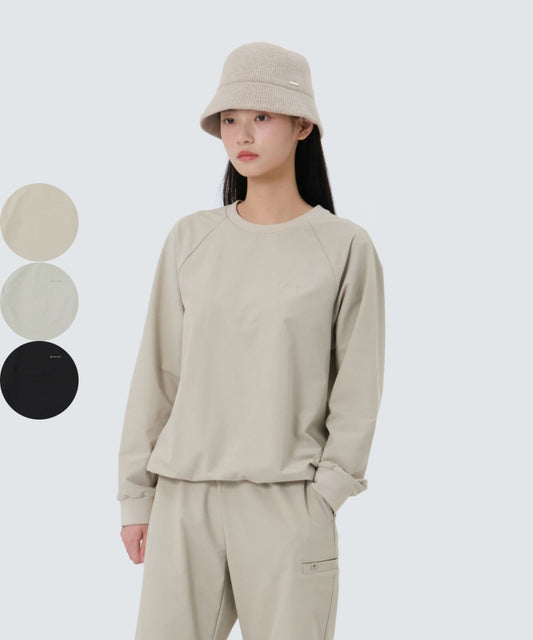 女款【WE ARE】韓國snow peak 落肩設計長袖上衣 S25FWTHT33