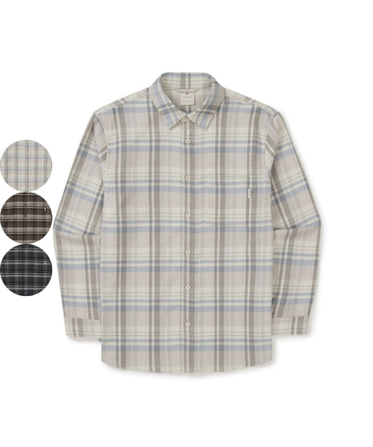 【WE ARE】韓國snow peak格紋襯衫S25FUFSH02