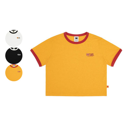 【WE ARE】Korea โกดัก Essential Ringer Short Sleeve T-shirt Woman K5222ERS20