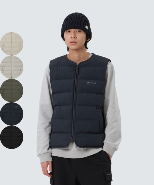 V同款 男款【WE ARE】韓國snow peak 輕量羽絨背心 S25WMGDV60