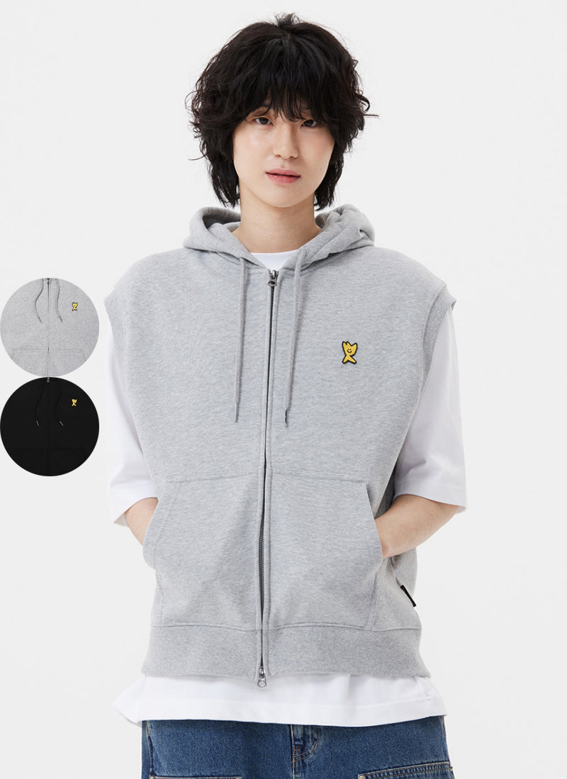 【WE ARE】Korea wacky Willy hooded vest WA2501HZ15