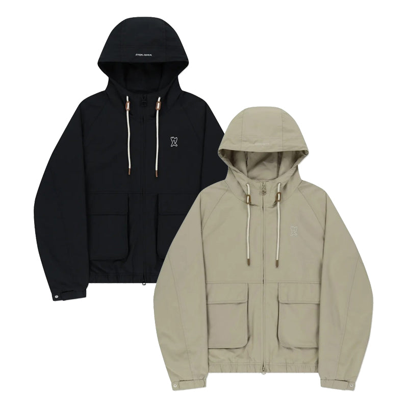 【WE ARE】Korean wacky Willy windproof hooded jacket WA2501JK11