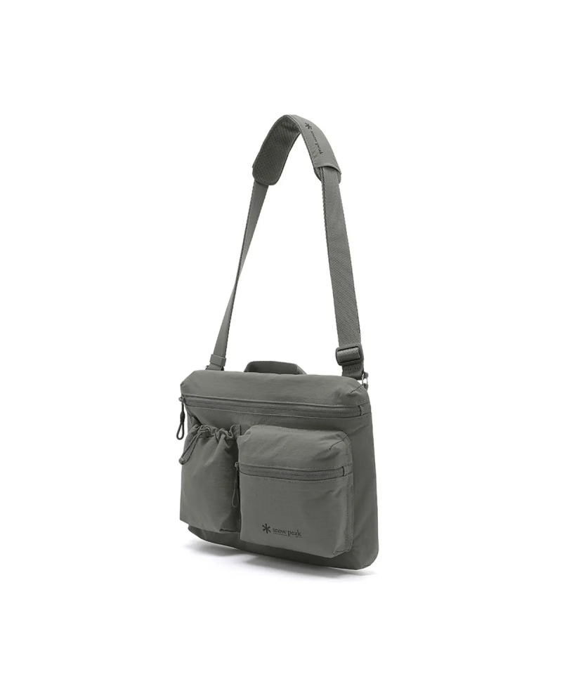 【WE ARE】韓國snow peak 雙口袋斜背包 S25SUFCB36