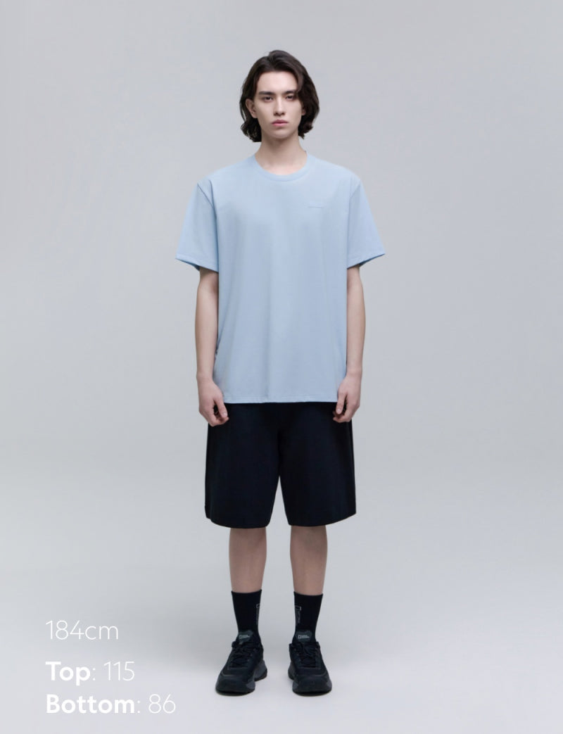 男女同款【WE ARE】 韓國國家地理 COOLMAX SORONA背後大標短袖T恤 N252UTS230
